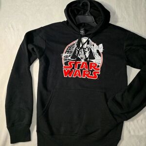 Star Wars Black Hoodie Vintage Graphic Sweatshirt